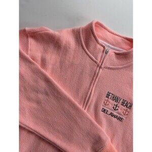 Bethany Beach embroidered French women’s jacket peach size medium preowned